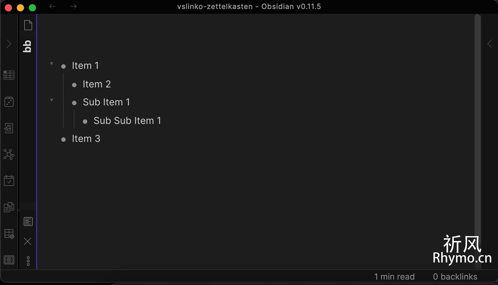 Obsidian Outliner插件 国内插件镜像
